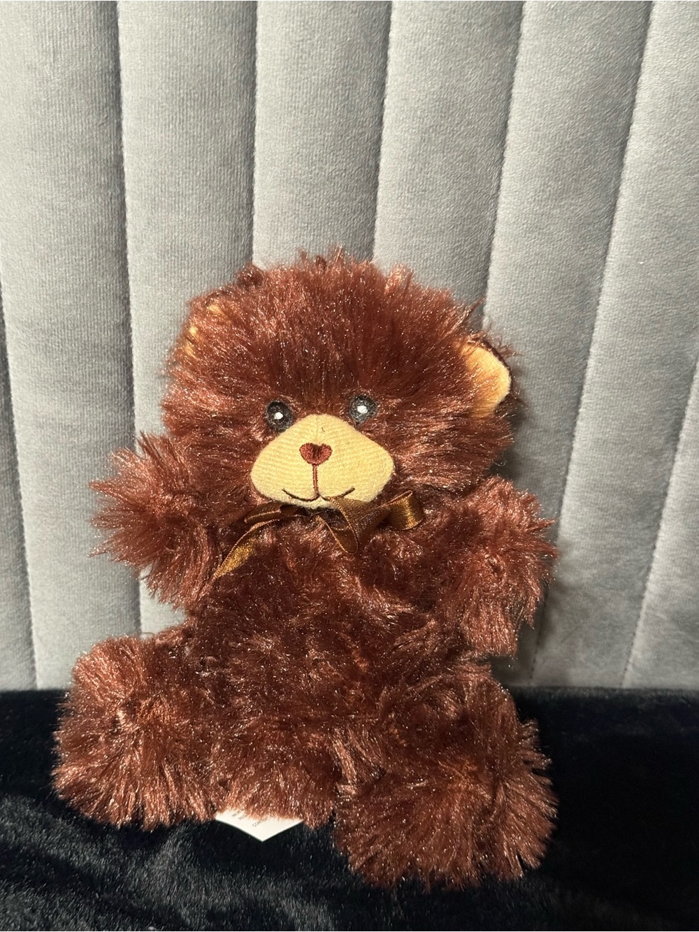 💖4/$25- 🧸 Brown Teddy Bear Plush Stuffed Heart Nose Ribbon Bow Greenbrier Toy